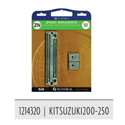 Kit Anodi per Motore Suzuki in zinco Fuoribordo 200 250 cavalli Cv Hp